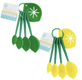 LEMON MEASURING SPOONS 4 PACK