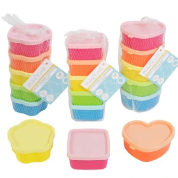 MINI STORAGE CONTAINERS 5 PACK 2.7 OZ