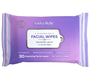 ASHLEY BELLE FACIAL WIPES 30 COUNT 6 X 7 INCH