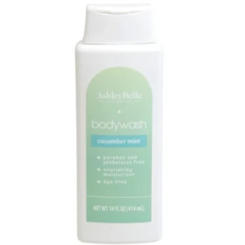 2.49 ASHLEY BELLE BODY WASH CUCUMBER MINT 14 FL OZ