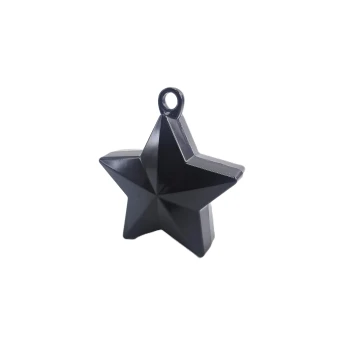 BLACK STAR BRIGHT FOIL BALLOON WEIGHT