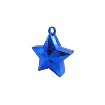 BLUE STAR BRIGHT FOIL BALLOON WEIGHT