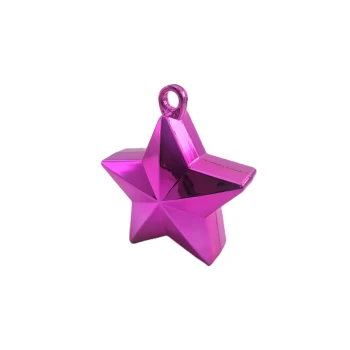 PINK STAR BRIGHT FOIL BALLOON WEIGHT