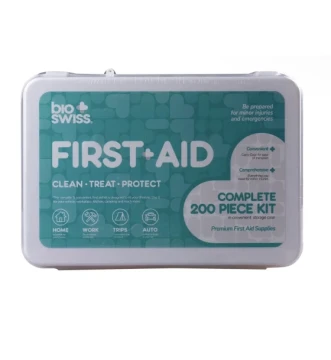 BIO SWISS FIRST AID COMPLETE 200 PIECE KIT