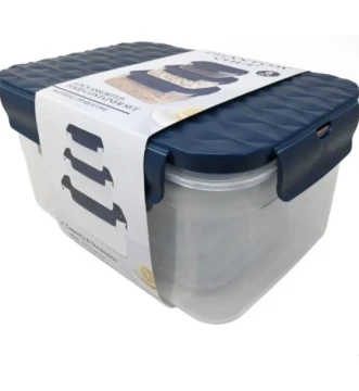 6 PCS ASSORTED FOOD CONTAINER SET BLUE