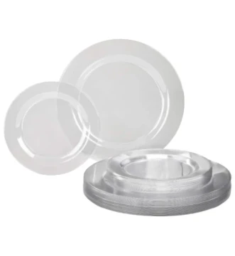DIPOSABLE PLATE SET ***SET SOLDS SEPERATLY