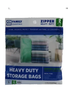 HEAVY DUTY STORAGE BAGS 2 BAGS XL