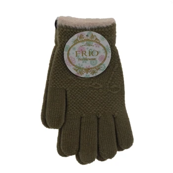OLIVE GREEN WINTER GLOVES PHONE COMPATIBLE