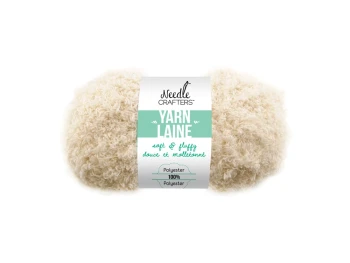 CREAM SOFTNFLUFFY YARN