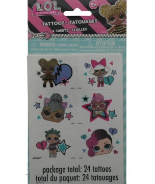 LOL SURPRISE TATTOOS 24 PACK