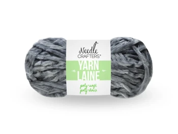 GREY POLY SOFT YARN BALL