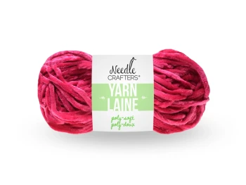 HOT PINK POLY SOFT YARN BALL