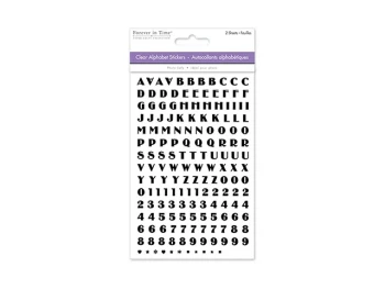BLOCK PAPER CRAFT STICKER MINI FONTS
