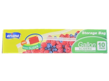 STORAGE BAG GALLON SLIDERS 10PK