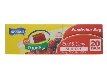 STORAGE BAG SANDWICH SLIDERS 20PK