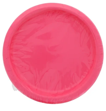 Pink 7 Inch Dessert Plates 20 Count
