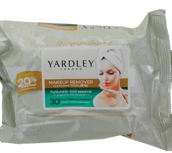 YARDLEY MAKE UP REMOVER HYALURONIC ACID ESSENCE 30 PACK