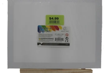 CANVAS AND EASEL SET