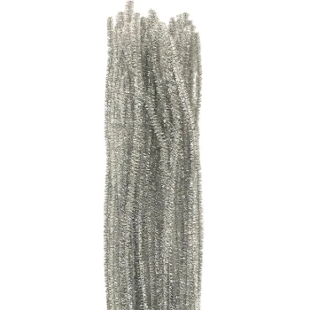 SILVER CHENILLE STEM