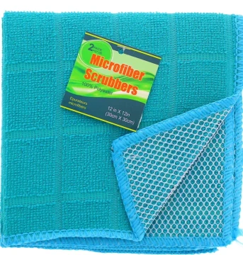 TEAL SCRUBBER 2 PACK 12 X 12 INCH. XXX