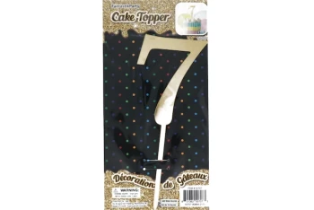 GOLD CAKE TOPPER 7