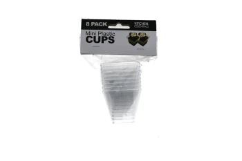Mini Plastic Cup 8 Count