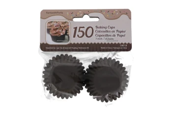 BROWN MINI CUP CAKE LINER 150 PACK