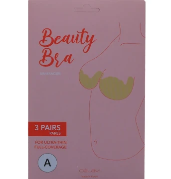 BEAUTY BRA SIN BRACIER 3 PAIR SIZE A