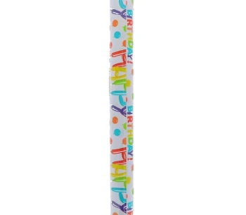 BIRTHDAY BALLOON GIFT WRAP 76.2 CM X 1.52 M