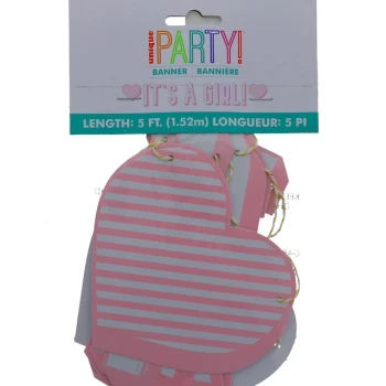 ITS A GIRL BANNER 5 FT