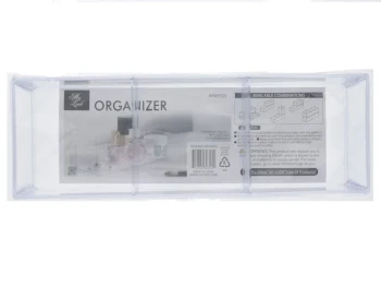 TEMPURED PLASTIC 3 SECTION ORGANZIER
