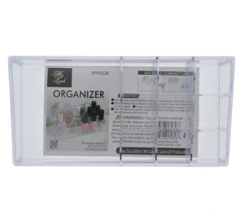 TEMPURED PLASTIC 10 SECTION ORGANIZER