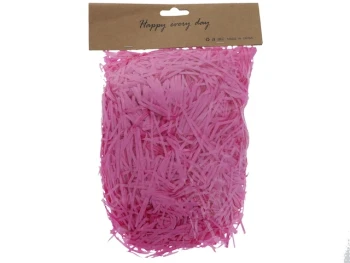 HOT PINK PAPER SHREDS