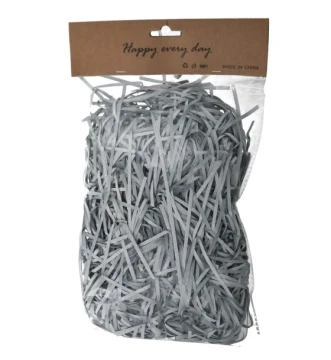 SILVER GLITTER PAPER SHREDS