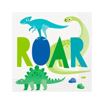 ROAR LUNCHEON NAPKINS 16 COUNT
