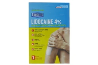 CORALITE PAIN RELIEF PATCH LIDOCAINE 4
