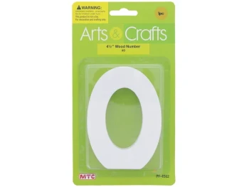 -#0 11CM WHITE WOOD NUMBER-#0 XXX