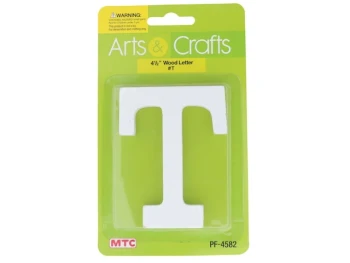 -#V 11CM WHITE WOOD LETTER - V XXX