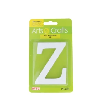 -#Z 11CM WHITE WOOD LETTER - Z XXX