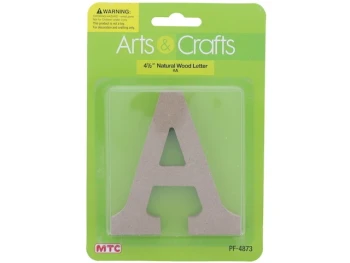 NATURAL WOOD LETTER A XXX