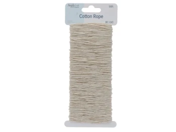 Color Hemp Cord 15M Light Bone Cotton