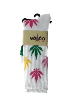PINK WEED SOCKS