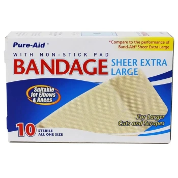 BANDAGES SHEER XL 10CT