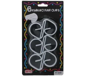 TABLECOVER CLIPS 6CT