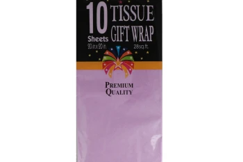 Lavender Tissue Gift Wrap Paper 10 Count