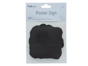 POSTER LETTERS AND NUMBERS