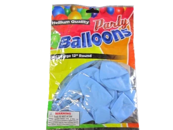 BALLOONS BABY BLUE 12IN 10CT