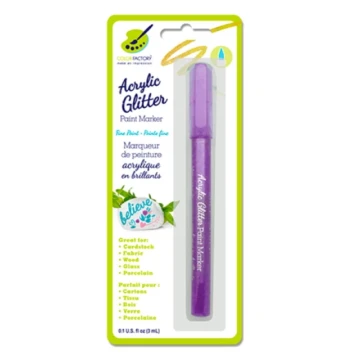 ACRYLIC GLITTER PURPLE PAINT MARKER