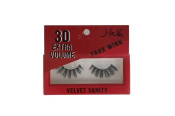 EXTRA 3D VOLUME FAUX MINK VELVET VANITY