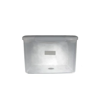 CLEAR PLASTIC CANISTER